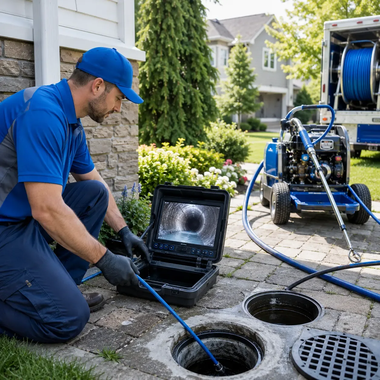 Outdoor drain cleaning professionals serving Elmore City, OK
